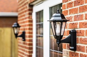 Exterior house light | crime safety tips