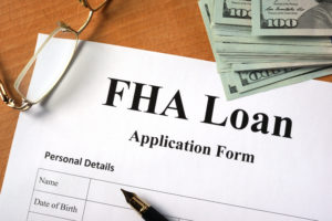 FHA loan form on a wooden table | FHA approval