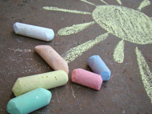 chalk art | coronavirus activities for neighborhood